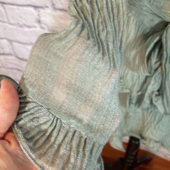 NWOT Aura ruffle mini dress - Picture 5 of 10